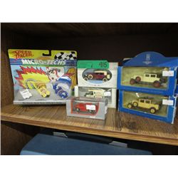6 Toy cars