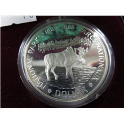 1985 CDN dollar coin - Moose motif