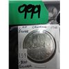 Image 1 : 1966 CDN .800 silver dollar