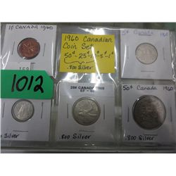 1960 CDN coin set