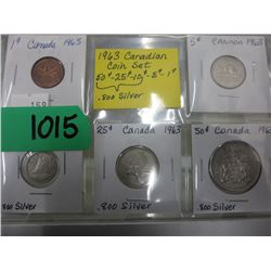 1963 CDN coin set