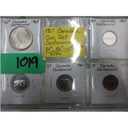 1967 CDN coin set