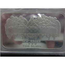 .999 Solid silver art bar in capsule