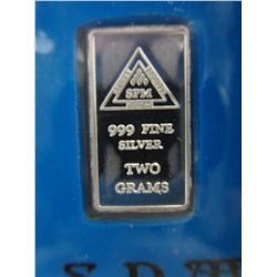 4 x .999 silver bullion Australian mint bars