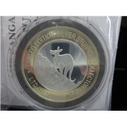 Gold & silver finish Australian kangaroo coin
