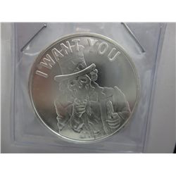Anarchist's 2014 one Troy oz. silver coin