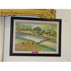 Original signed painting - oriental theme