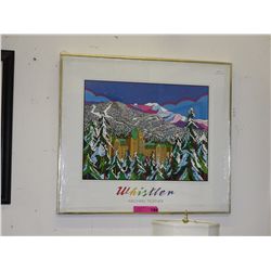 Framed print by Michael Tickner - "Whistler"