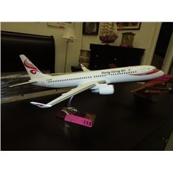 Scale model of a Boeing 737-800