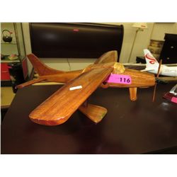 Wood plane model of Cessna 172