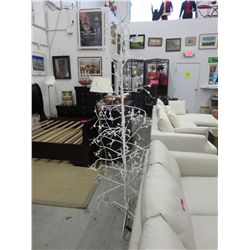 White fiber optic Christmas tree - 6'