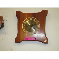 Wood wall clock by Caribou wood shop