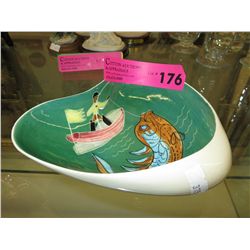 Vintage Australian "Studio Anna" painted dish