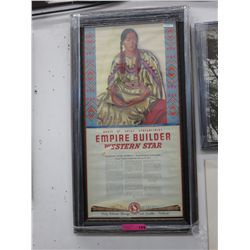 Framed print "Empire Builder"