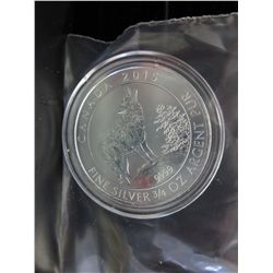 2015 Canada Howling Wolf $2.00 coin