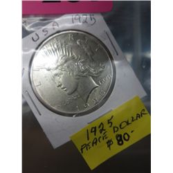 1925 American $1.00 Silver Peace Dollar