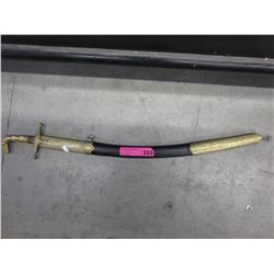 Middle Eastern style scimitar in metal sheath