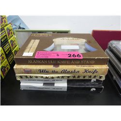 5 New Alaskan Ulu knives