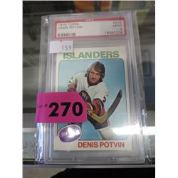 1975 Topps Denis Potvin graded card