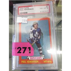 1973 Topps Paul Henderson graded card