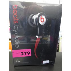 Ear bud headphones - red