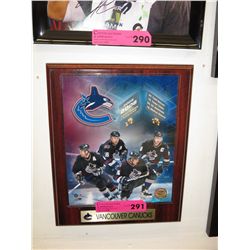 2005-06 Vancouver Canucks wall plaque