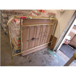 Double side brass plated headboard