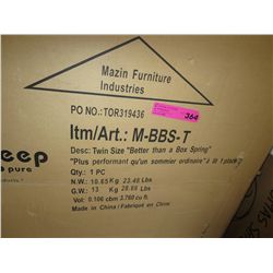 Twin size pop up box spring frame