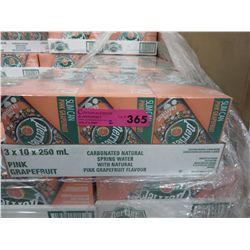 2 Cases of Perrier pink grapefruit beverage