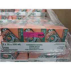 2 Cases of Perrier pink grapefruit beverage