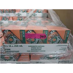 2 Cases of Perrier pink grapefruit beverage