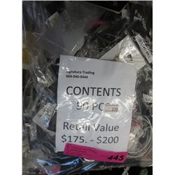 90 pcs of new fashion jewelry, wrapped for retail