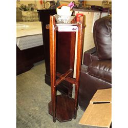 Vintage wood plant stand