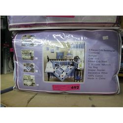 New 9 pc crib  bedding set