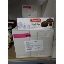 Case of Italian chocolate covered crunchy cookies