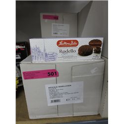 Case of Italian chocolate covered crunchy cookies