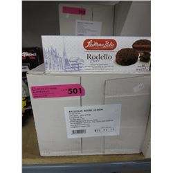 Case of Italian chocolate covered crunchy cookies