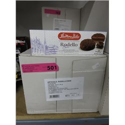 Case of Italian chocolate covered crunchy cookies
