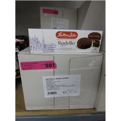 Case of Italian chocolate covered crunchy cookies