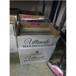 Vintage LP records, approx. 50