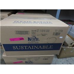 Case of Kettle Brand Salted chips