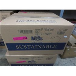 Case of Kettle Brand Salted chips