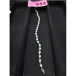 .925 Italian silver bracelet (7")