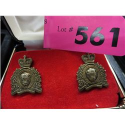 Vintage RCMP Sterling Silver cuff links