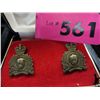 Image 1 : Vintage RCMP Sterling Silver cuff links