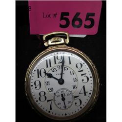 Elgin 21 jewel (ruby) gold filled pocket watch