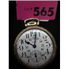 Image 1 : Elgin 21 jewel (ruby) gold filled pocket watch