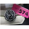 Image 1 : Grim Reaper biker ring, size 12
