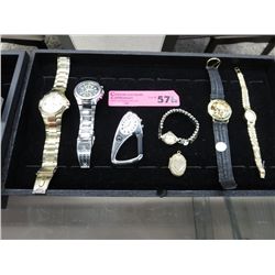 6 Watches & a locket