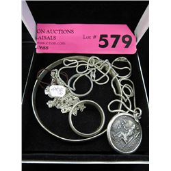 Collection of silver jewelry
